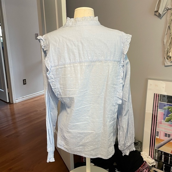 H&M ruffled polka dot blouse - Picture 2 of 2